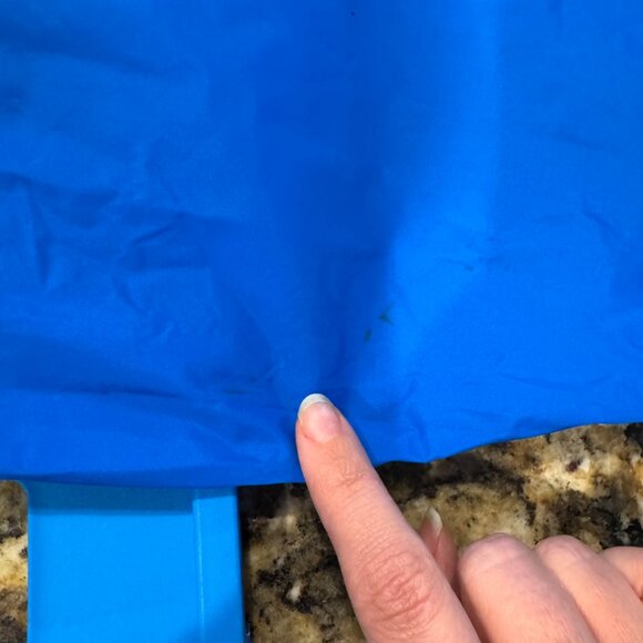 Columbia Omni-Tech Men's Waterproof Breathable Rain Jacket Blue Small Hooded - Picture 2 of 12